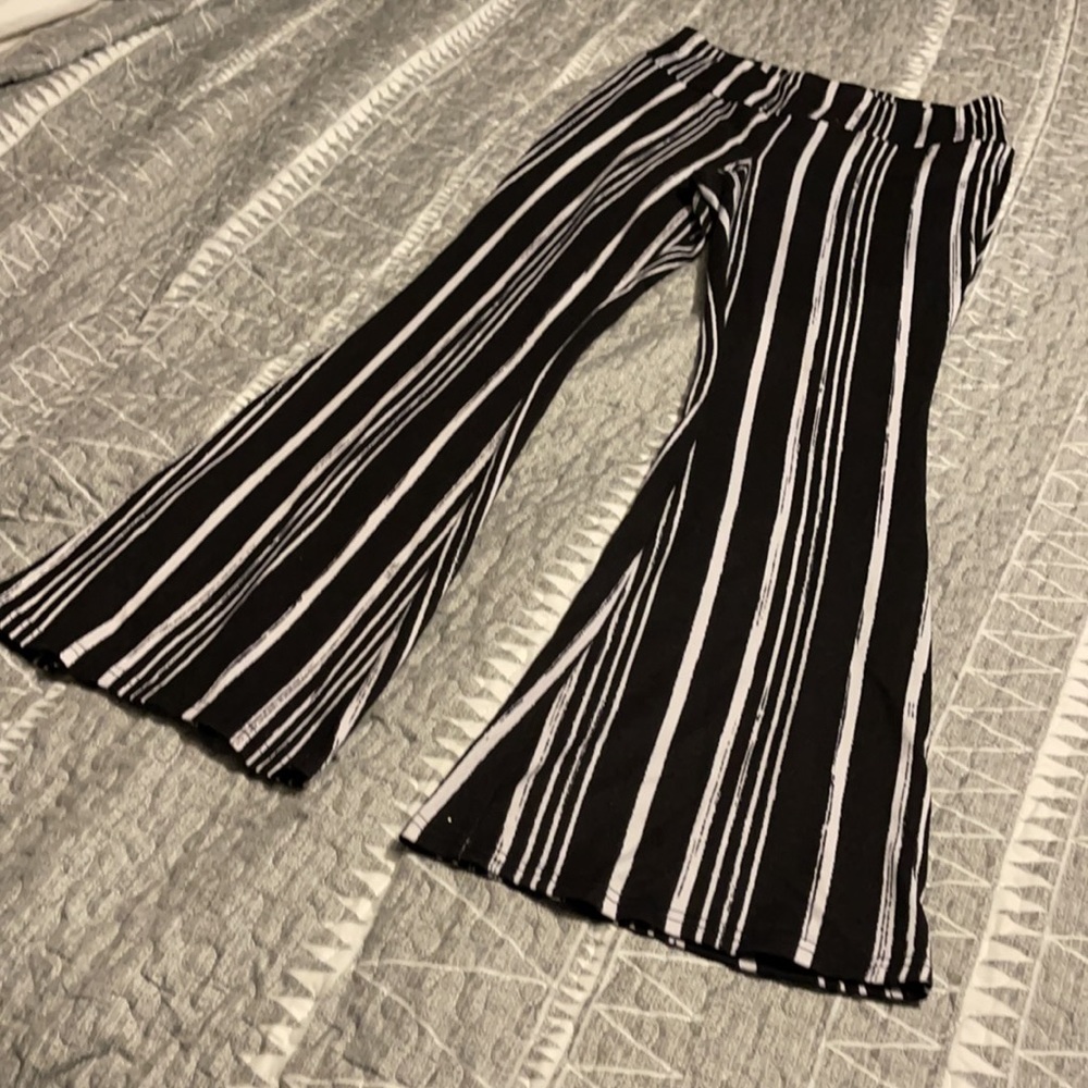 Striped bell bottoms